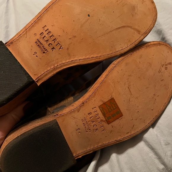 Liberty Black Leopard Booties - Picture 3 of 6